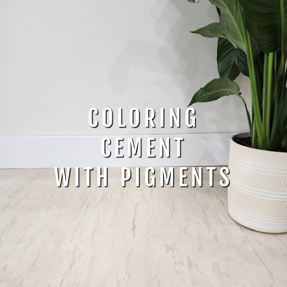 Using Concrete Pigment For Coloring Cement, Overlays, Stucco, Grout